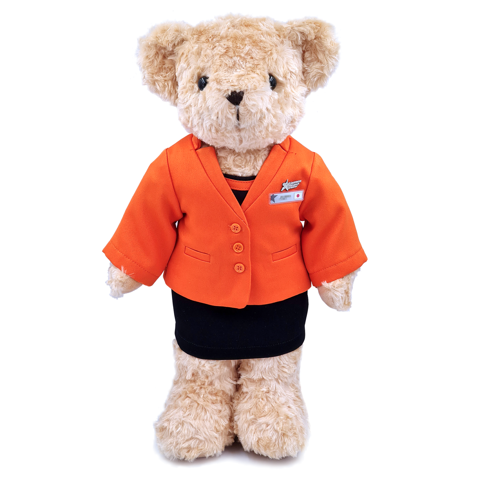 jetstar-female-cabin-crew-teddy-bear-fourbearsshop