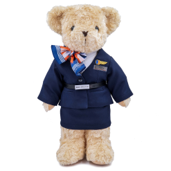 Air Premia female cabin crew teddy bear